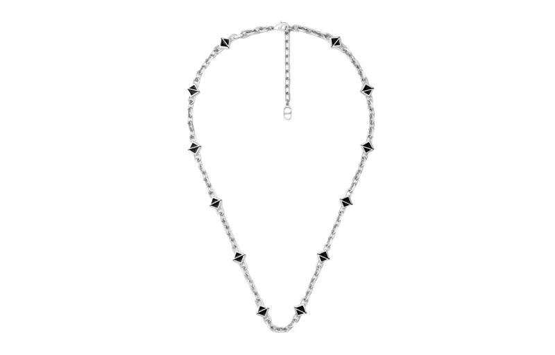 DIOR CD Diamond Brass Necklaces Men's