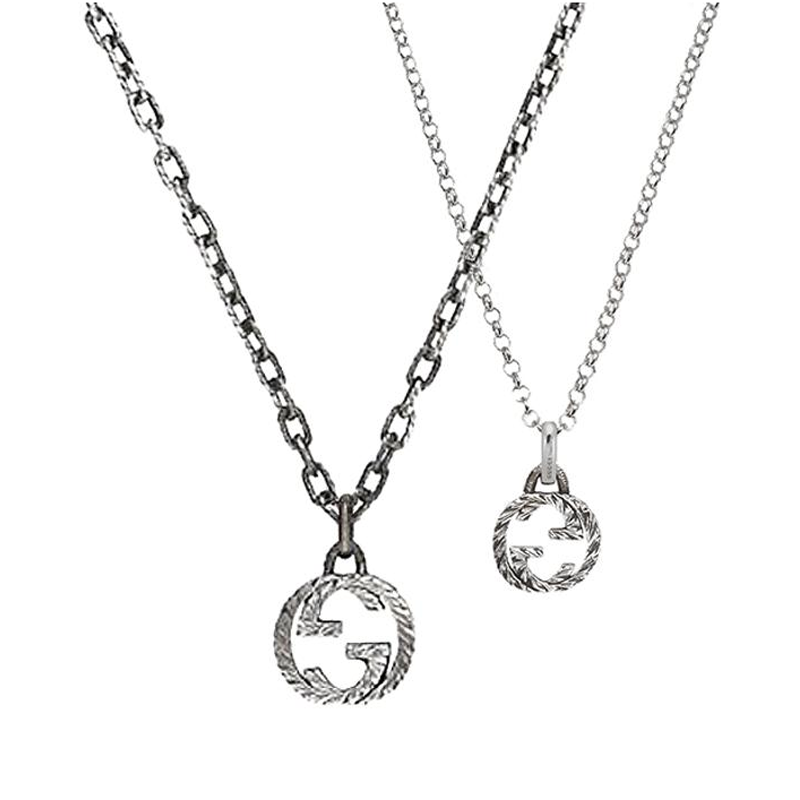 Цепочка Gucci Interlocking (серебряная)