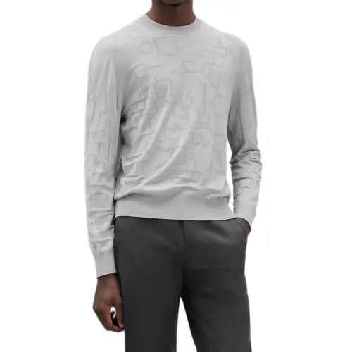 HERMES Sweater Men's Flint Stone Color