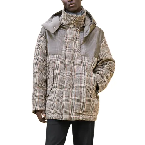 HERMES Jackets & Coats Men's Khaki
