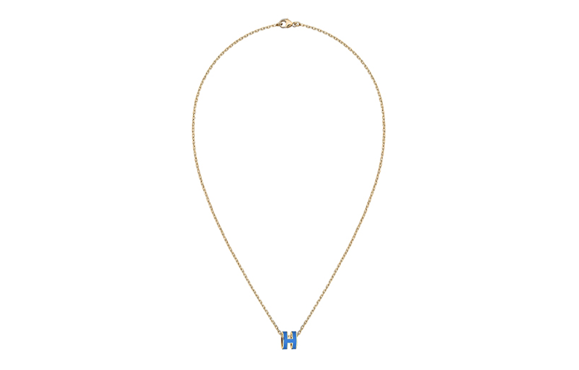 Женская подвеска Hermes POP H mini (темно-синяя) — фото 5