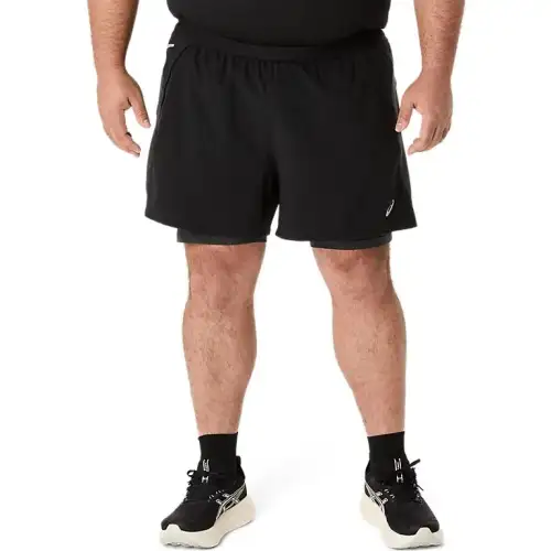 Asics ROAD 2N1 5IN SHORT Casual Shorts Men's Black