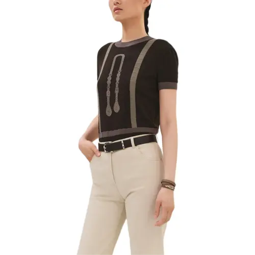 HERMES SS25 Sweater Women's Black