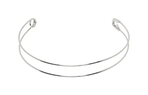Vetements Brass Necklaces Unisex Silver