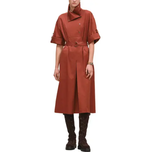 HERMES FW25 Long Sleeved Dress Women's