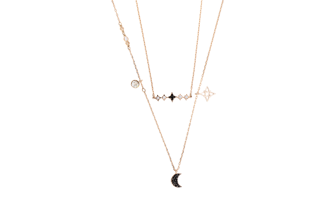 Женское ожерелье Swarovski Symbolica (черное)