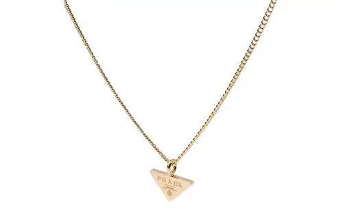 PRADA Necklaces Unisex Gold