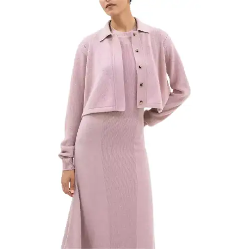 HERMES Cashmere Sweater Women's Rose