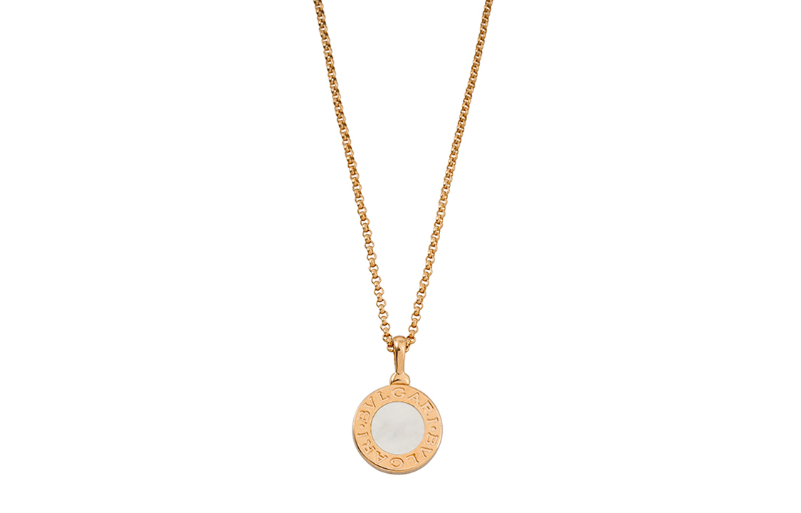 BVLGARI 2010s 18kt Rose Gold BVLGARI BVLGARI Mother of pearl Necklace