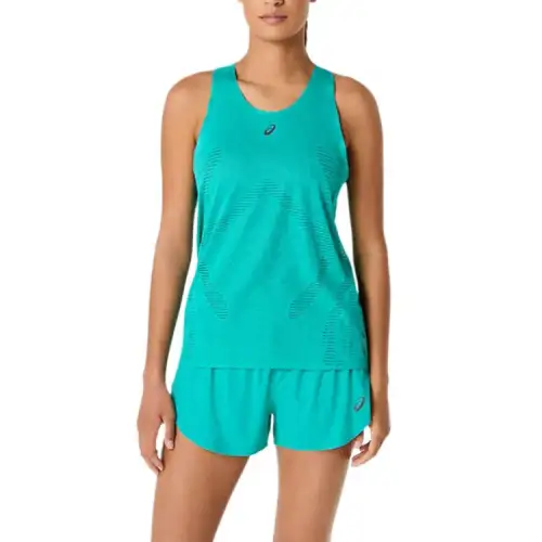 Asics Metarun Tank Top Women's Blue Green