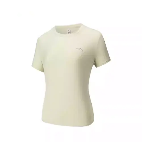 Anta Running Collection T Shirt Women's Sky Covered Green