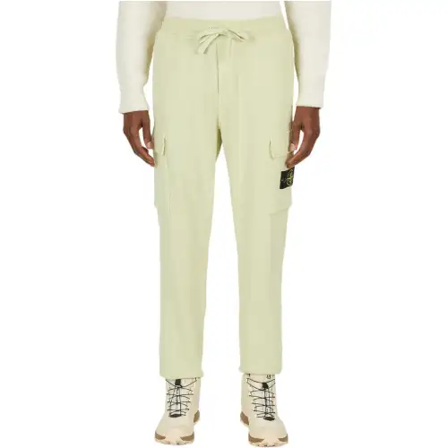 STONE ISLAND Casual Pants Men's Light Green