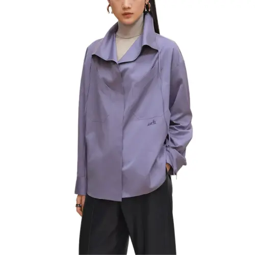 HERMES Shirts Women's Lilac Moderate
