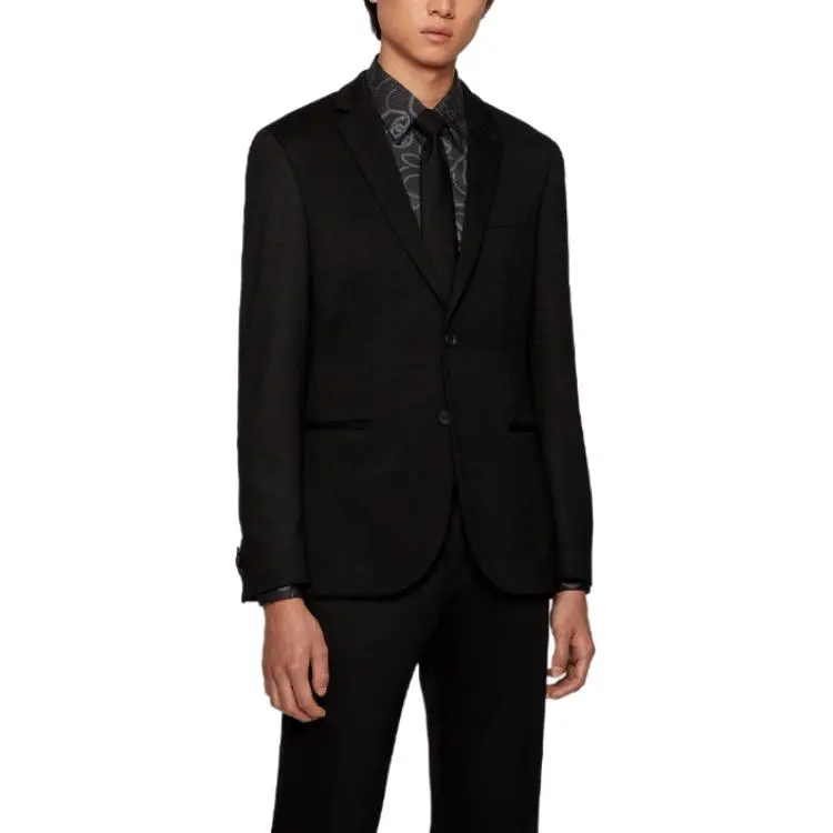 HUGO BOSS Business Suit Coat Men's Black