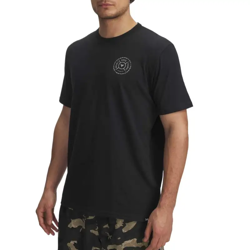 Under Armour ProjectRock T Shirt Men's Black