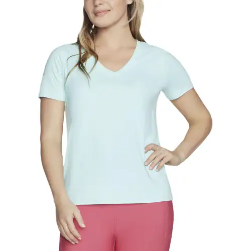 Skechers GO DRI Serene T Shirt Women's Blue