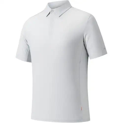 ANTA Polo Shirts Men's Mulberry Heather Gray Polo Collar Moderate
