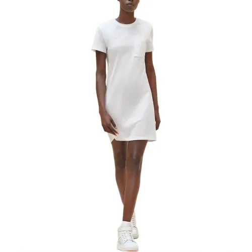 HERMES FW25 Short Sleeved Dress Women's White