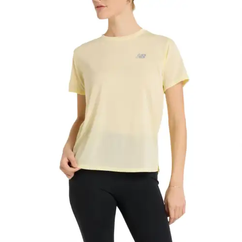New Balance Regular T Shirt Women's Yellow
