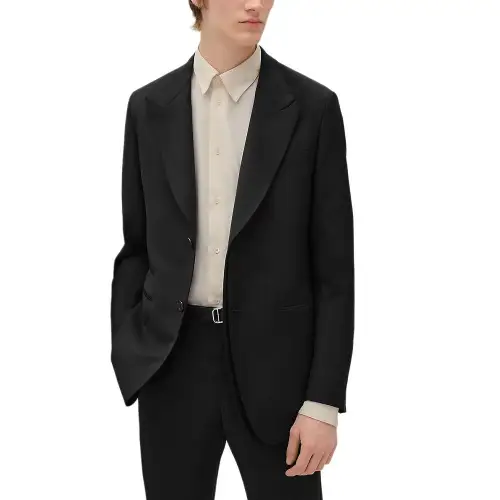 HERMES FW25 Business Suit Coat Men's Black