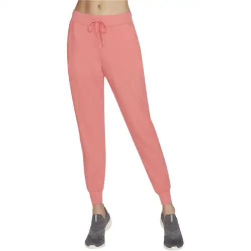 Skechers SKECHLUXE Restful Knitted Sweatpants Women's Red