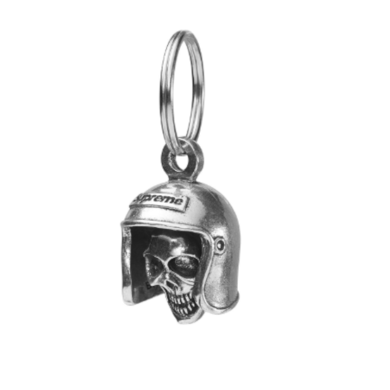 Брелок Supreme SS25 WEEK 19 Skull Bell Keychain (серебристый)