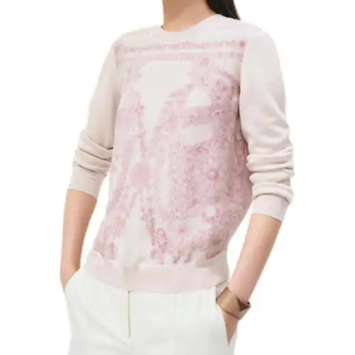 HERMES SS25 Sweatshirt Women's Light Rose