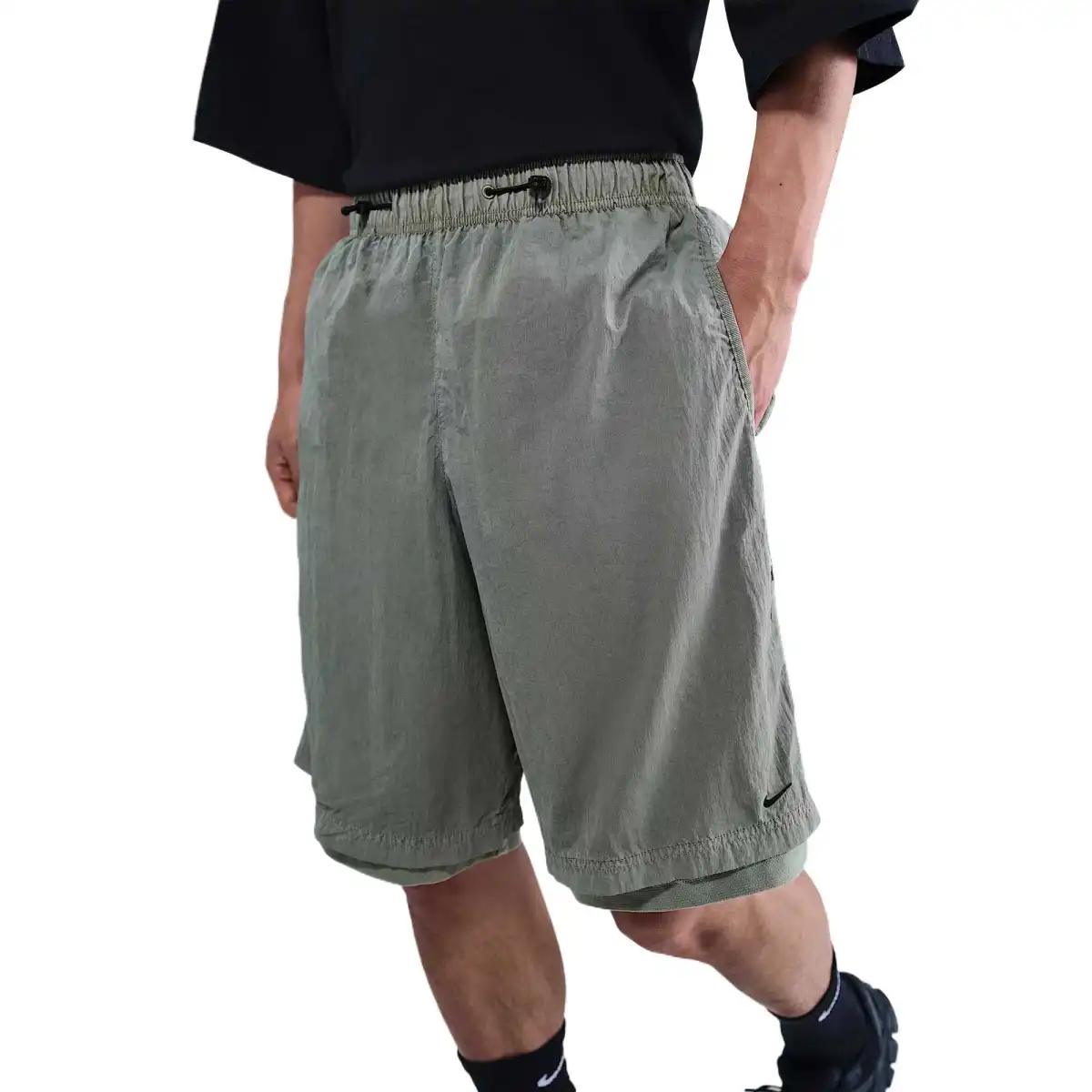 Nike Swoosh Casual Shorts Men's Light Green