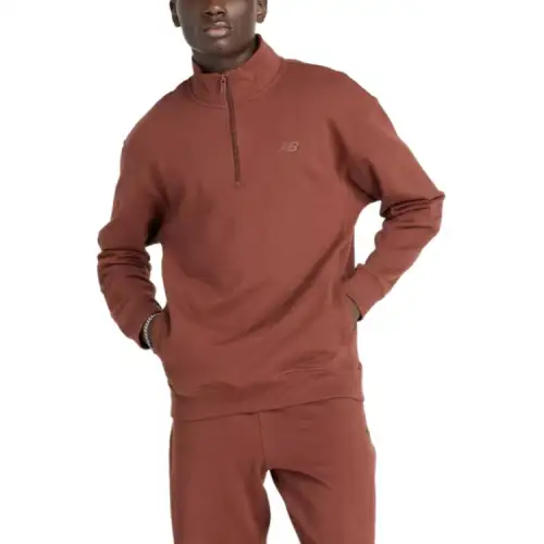New Balance SS25 Athletics Fleece Sweatshirt Men's Rich Oak
