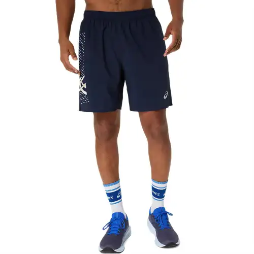 Asics Casual Shorts Men's Marine Blue