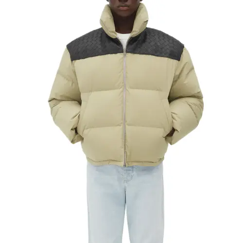 Bottega Veneta Frosted Poplin Puffer Jacket