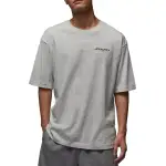 Jordan T Shirts Men's Heather Gray/Black Crew Neck Moderate
