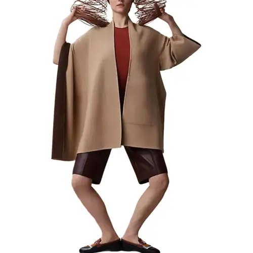 HERMES Cloaks Women's Umber Moderate