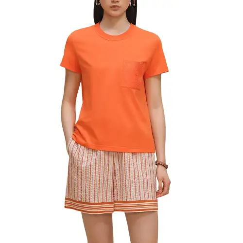 HERMES SS25 T Shirt Women's Orange