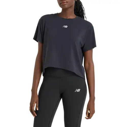 New Balance Drapey Regular T Shirt Women's Black
