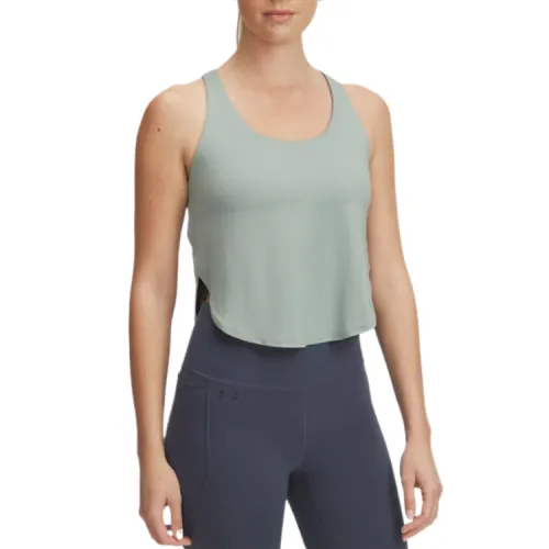 Under Armour Motion Tank Tops Women's Aqua Green Moderate Racerback