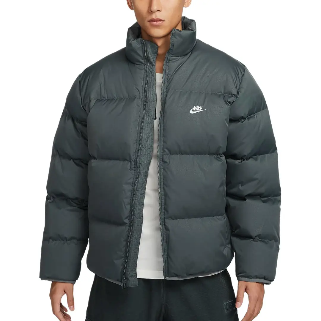 Nike ClubTherma FIT Down Jacket Men's Iron Gray/White