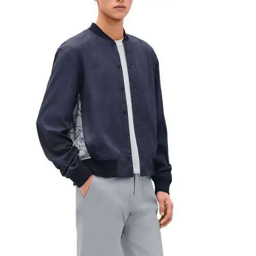 HERMES SS25 Jackets & Coats Men's Blue