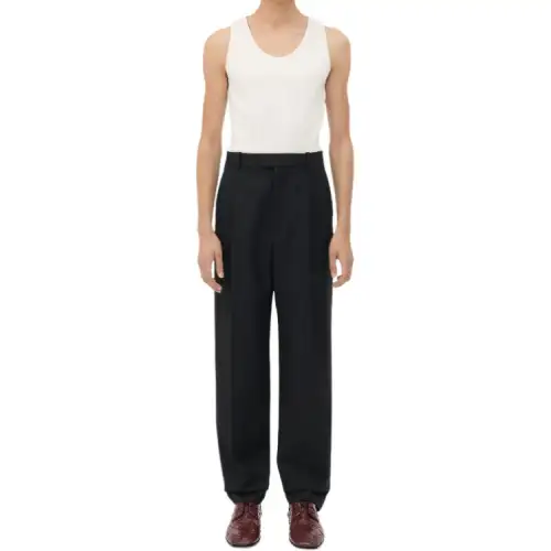 Bottega Veneta Striped Wool Trousers