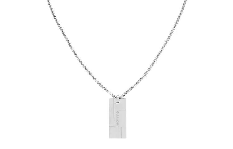 CALVIN KLEIN 316L Stainless Steel Niche, Versatile, Trendy, Necklace Unisex
