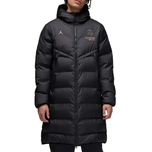 Jordan Paris Saint Germain Parka Coat Men's Black/Rusty Pink