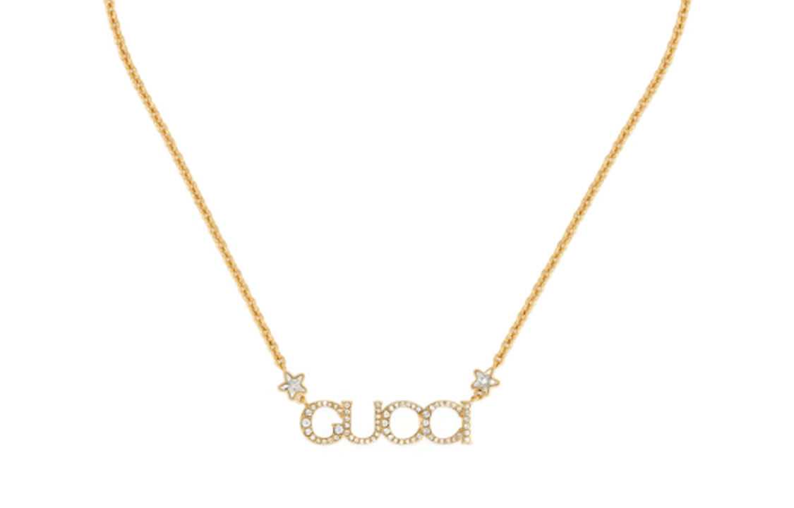 Женское necklace Gucci Script Gucci (золотое)