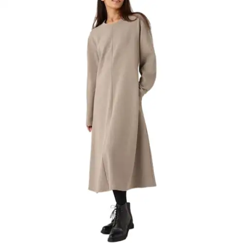 UNIQLO Long Sleeved Dress Women's Beige