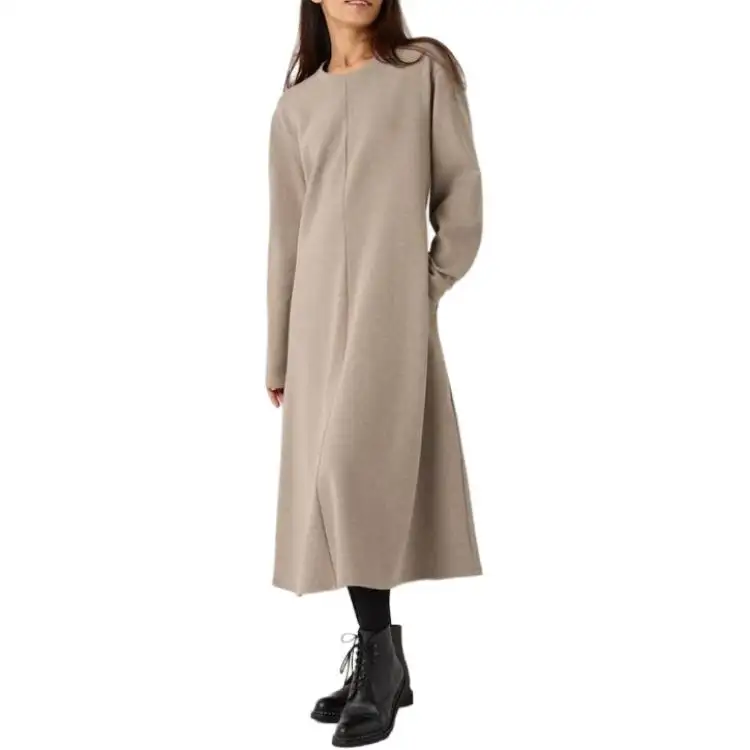 UNIQLO Long Sleeved Dress Women's Beige