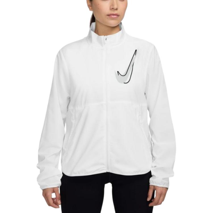 Женская куртка Nike Zip Jacket (белая)