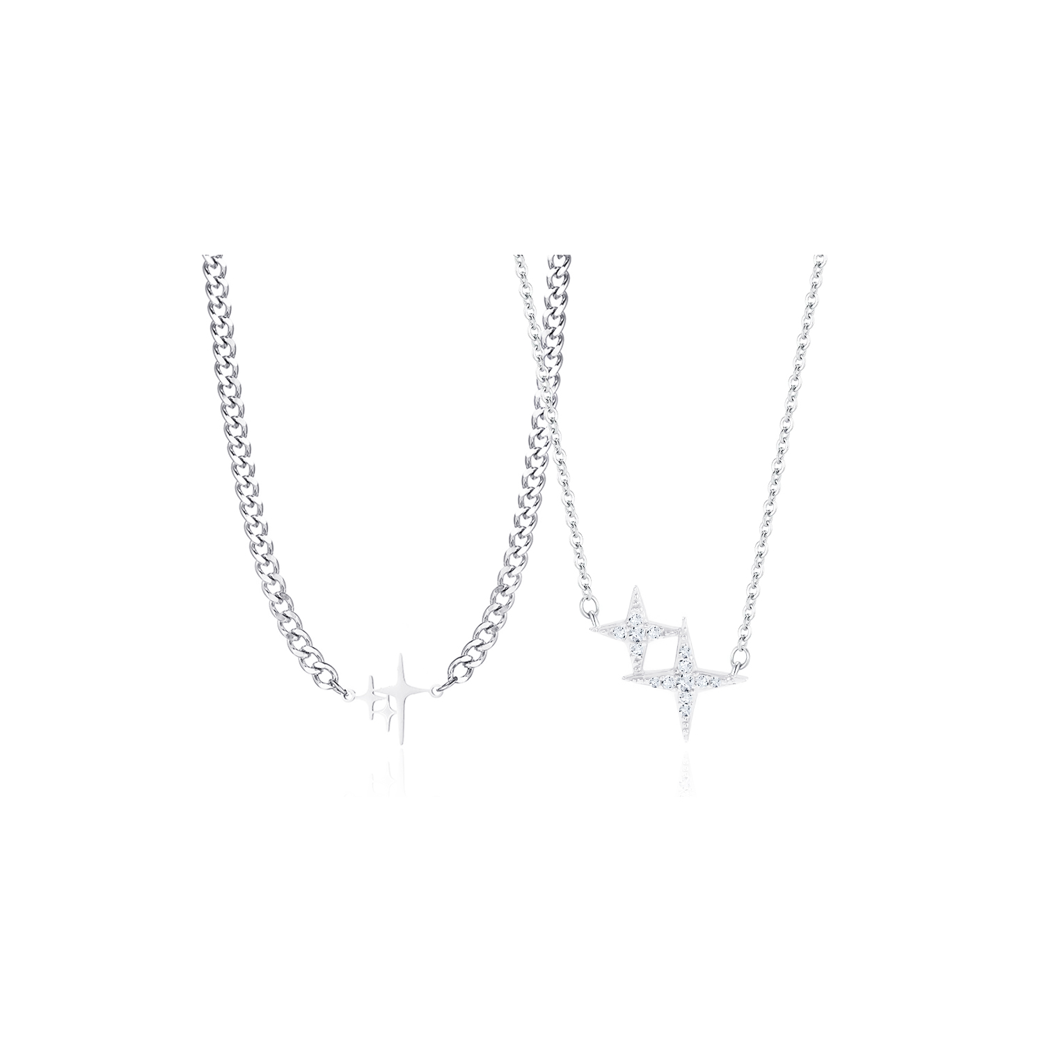 Cuz Strange Intention Alloy Necklaces Unisex