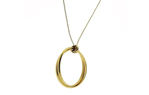 TIFFANY & CO. Paloma's Melody Diamond Necklaces Unisex Gold