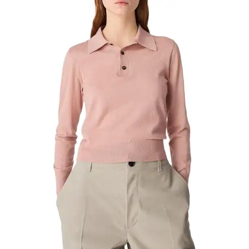Bottega Veneta Light Fine Polo Top