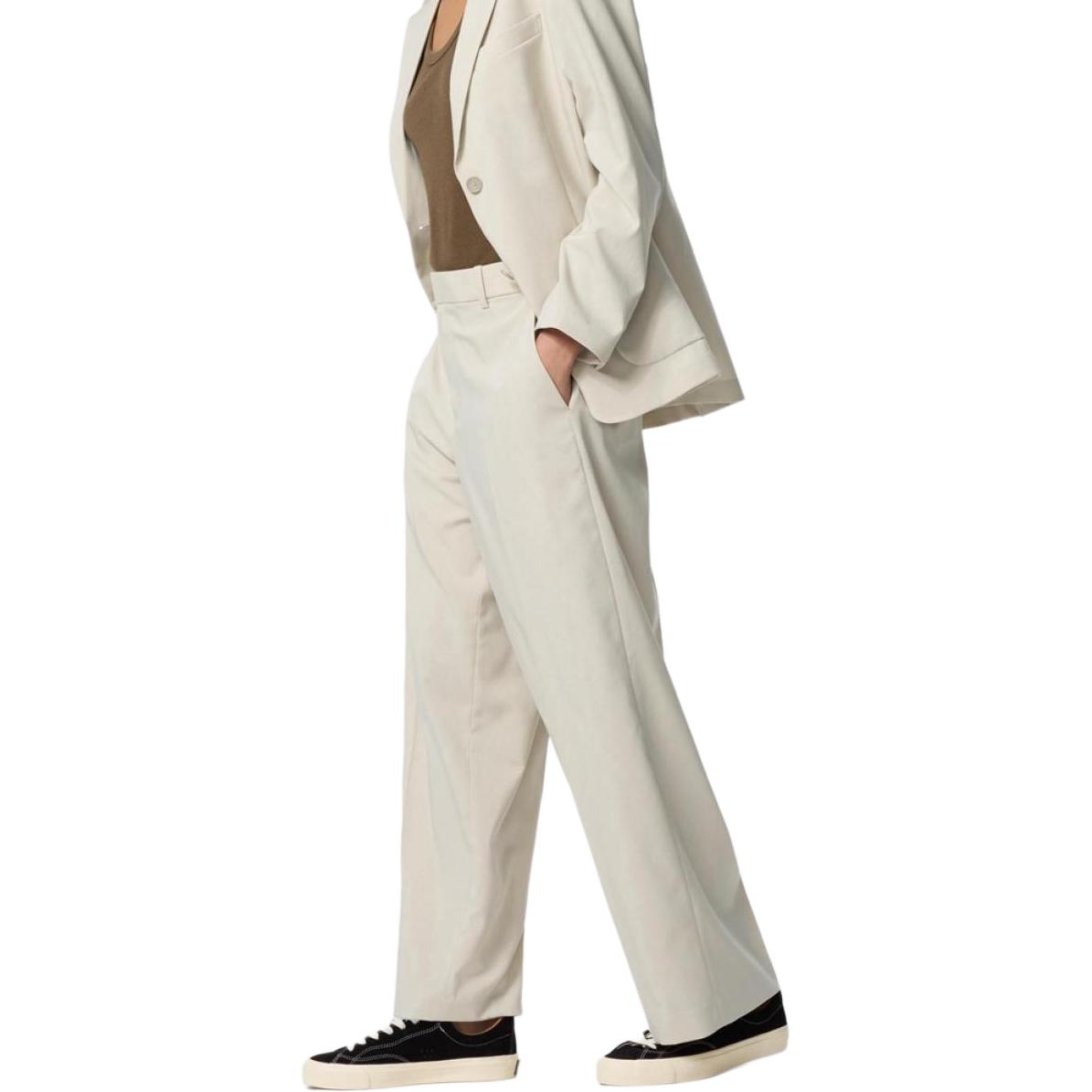 Женские штаны UNIQLO Stretch Pants (бежевые)