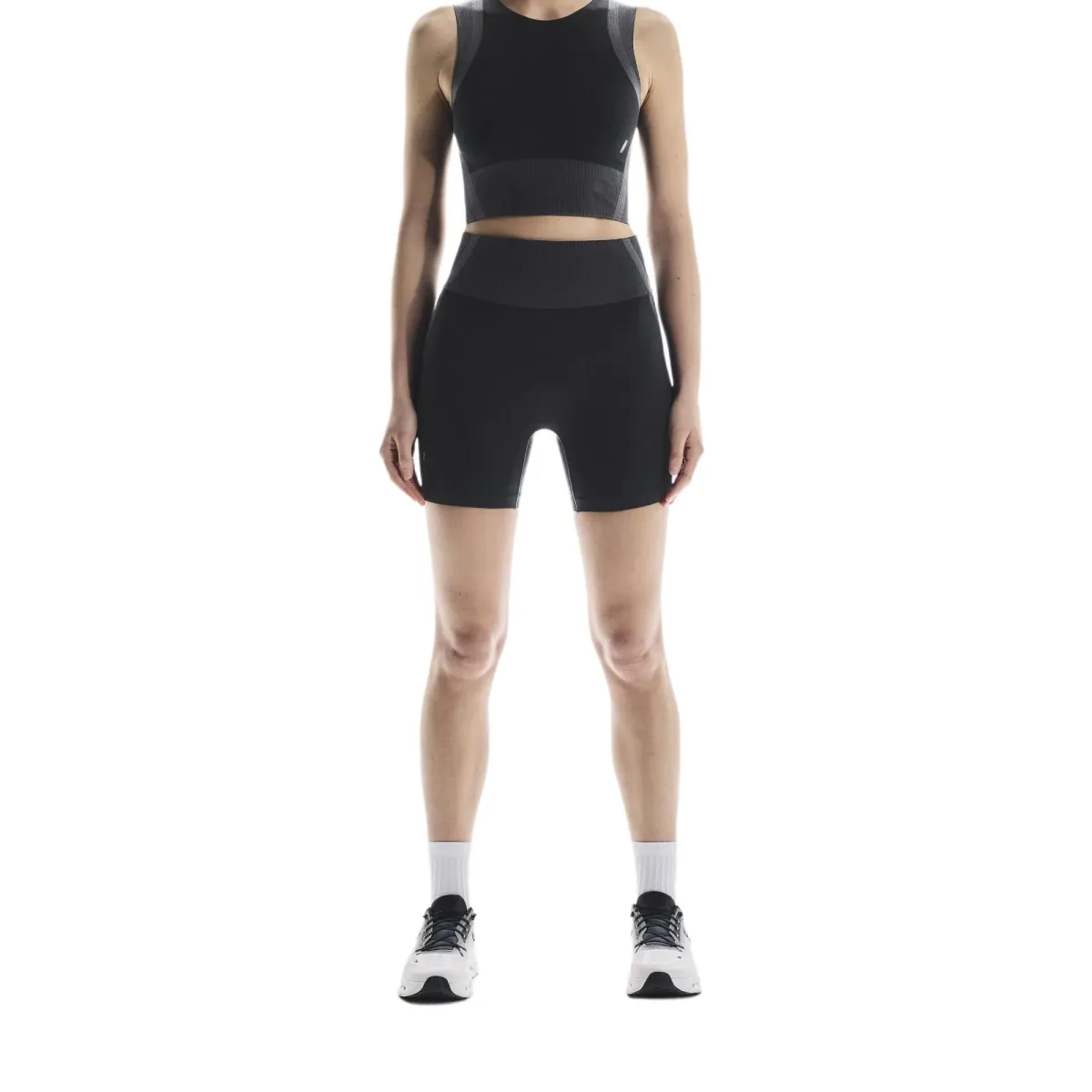 On Studio Knit Casual Shorts Women's Black/Eclipse Black